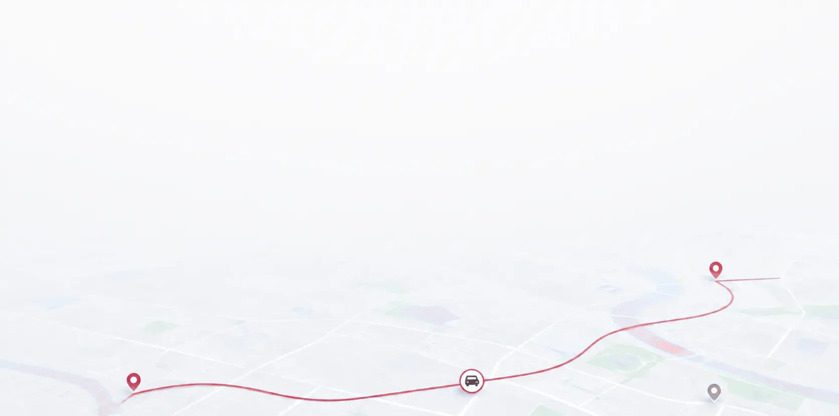 Recorrido de un vehículo en el mapa